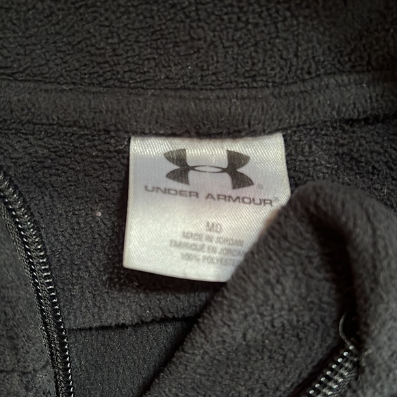 Under Armour Fleece Full zip. Women’s Medium. Black - Picture 3 of 5